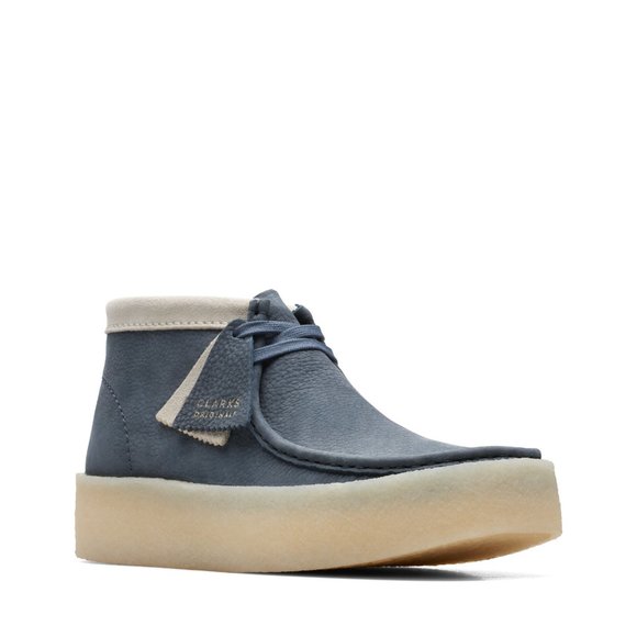 Clarks WallabeeCup Bt blue nubuck main image 5